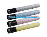 Тонер картридж CMYK комплект для Konica Minolta bizhub С224/ С284/ С364 (tn 321, tn321, tn-321) A33K150-A33K450